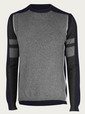 knitwear navy grey