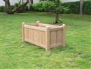 Hardwood Rectangular Planter: 35 x 70 x 36cm