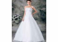 Ball Gown Sweetheart Backless Beading 3D-flower