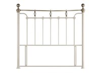 Balmoral Clifton 3 Single Ivory Metal Headboard