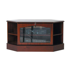 Corner TV Unit - Mahogany