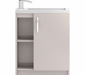 Balterley Apollo 600mm Compact Single Door Open Shelf Unit