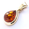 Amber Drop Pendant