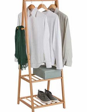 Bamboo Clothes Rail