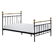 banbury 5Ft Bedstead, Black, with Brook Mattress