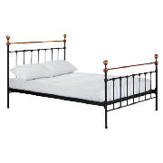 Banbury Double Bedstead, Black With Nestledown