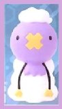 Bandai Pokemon diamond and pearl rare 2` Collectable hollow figure DRIFLOON NEW!