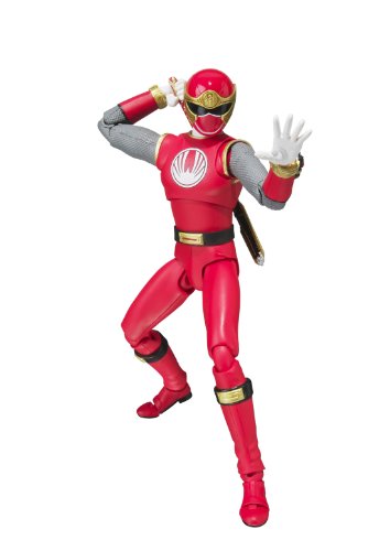 Tamashii Nations S.H. Figuarts ``Power Rangers Ninja Storm`` Red Wind Ranger Action Figure