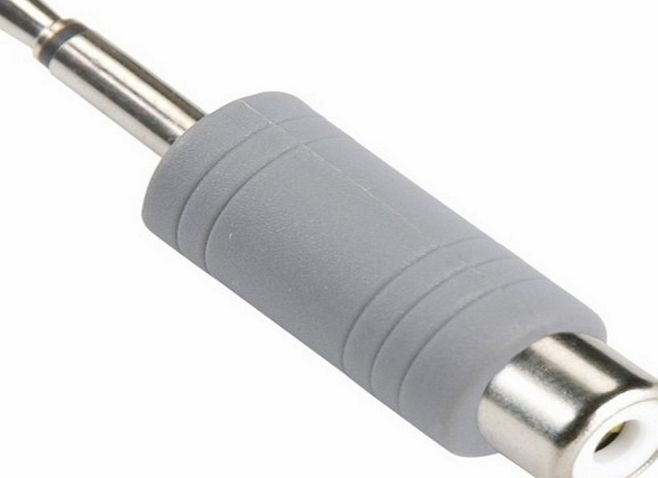 Bandridge Blue 3.5mm Audio Adapter (3.5mm M Mono-Rca F)