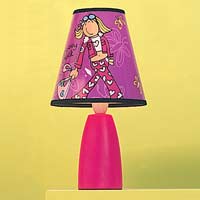 Bang On Door Groovy Chick Bedside Lamp