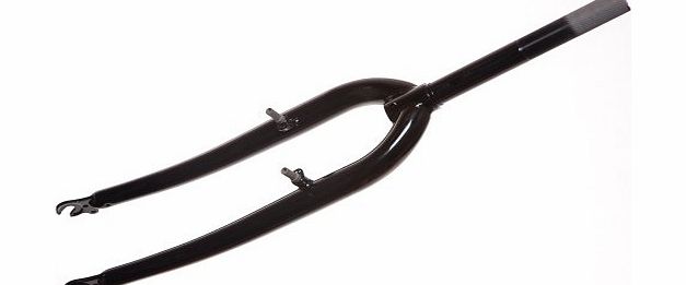 Bankrupt surplus 26`` THREADED BIKE FORKS 1`` RIGID 200mm BLACK for V BRAKE/CANTILEVER