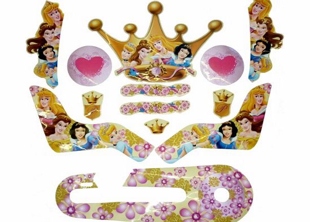 Bankrupt surplus Kids Disney Princess Bike Sticker Set