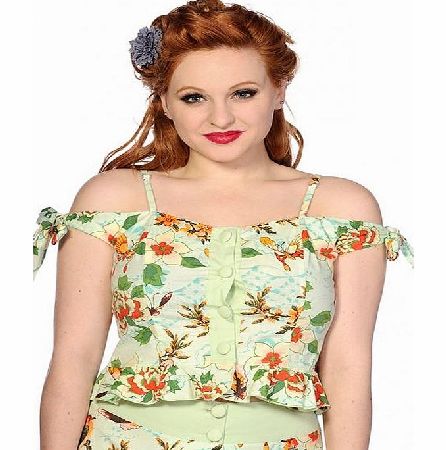 Evelyn Floral Top L OBN146-4