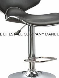 Bar Stool Fool Black Faux Leather Kitchen Breakfast Bar Stool Swallow Style W34 Black