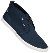 Waltzer Navy Canvas Boots