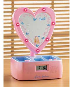 Talking Heart Mirror Clock