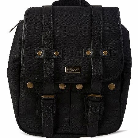 Barbour Kick Start Wax Backpack Black