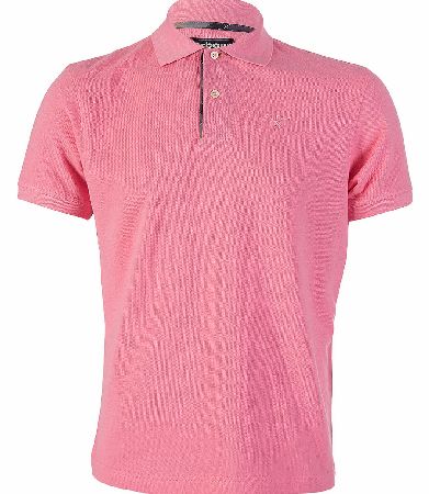 Barbour Mens Huntington Polo Pink