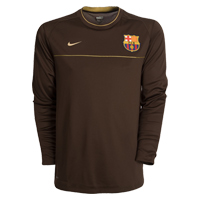 Nike 08-09 Barcelona Lightweight Top (Brown)