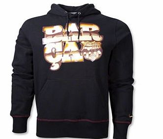 Nike 2011-12 Barcelona Nike Core Hooded Top (Black)