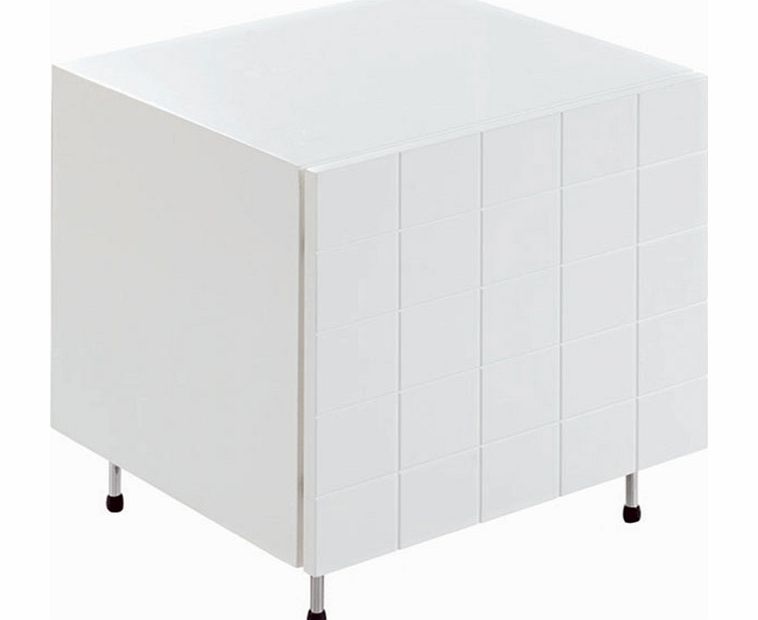 Barcelona White Bedside Cabinet