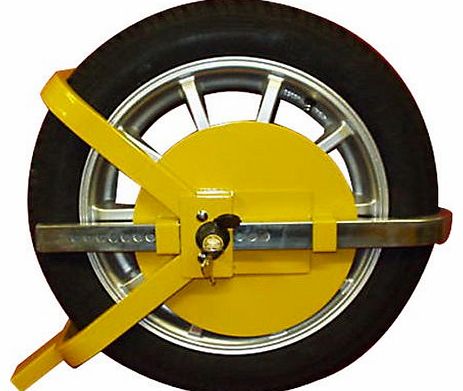 BARGAINS-GALORE CAR VAN WHEEL CLAMP SAFETY LOCK CARAVANS SECURITY SAFE