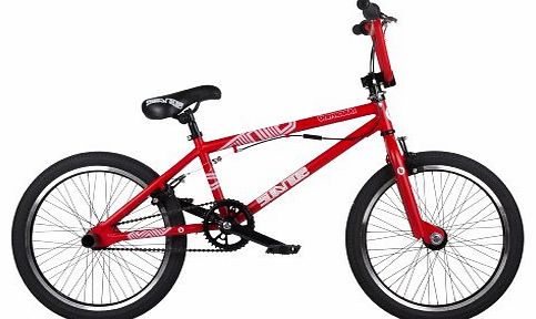 Barracuda Boys Stance Freestyle BMX Bike - Satin Red, 20 Inch