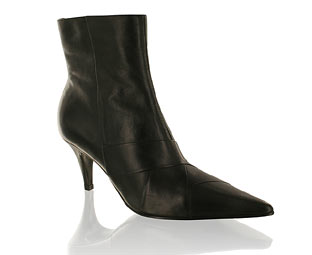 Barratts Chic Pleat Detail Ankle Boot - Size 10