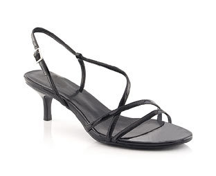 Kitten Heel Strappy Sandal - Size 10 - 11