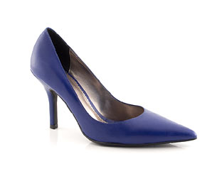 Leather Stiletto Court Shoe - Sizes 1-2