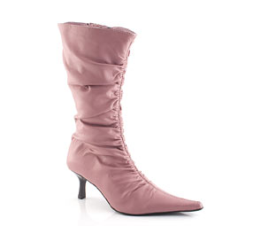 Barratts Mid High Boot With Ruche Detail