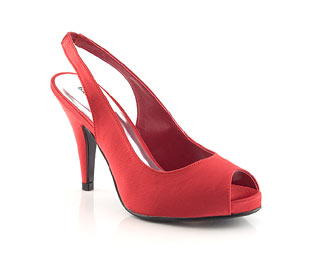 Satin Sling Back Platform - Sizes 1-2