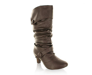 Barratts Trendy Mid High Boot - Size 10