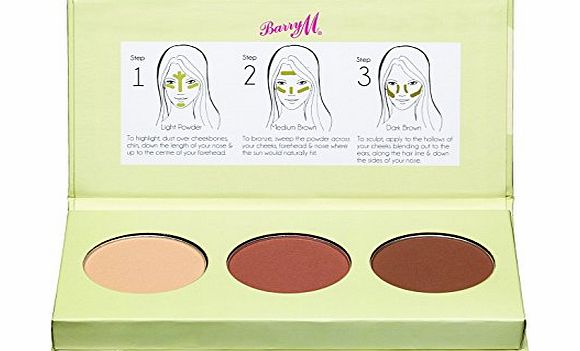 Barry M Cosmetics Chisel Cheeks Contour Kit