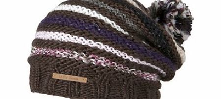 Ladies Barts Anna Beanie. Brown