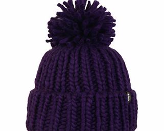 Ladies Barts Joanna Pom Beanie. Violet