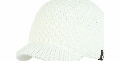 Ladies Barts Lauren Peak Beanie. White