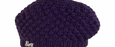 Ladies Barts Rasha Beret Beanie. Violet