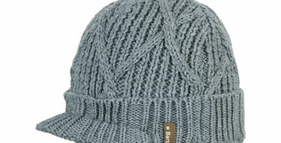 Mens Barts Oscar Cable Beanie. Heather Grey