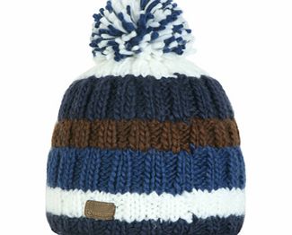 Mens Barts Thorvik Pom Beanie. Blue