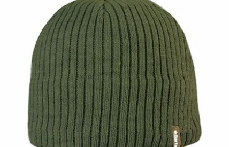 Mens Barts Wilbert Ribbed Beanie. Army