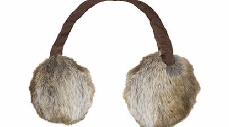 Unisex Barts Fur Earmuffs. Camel