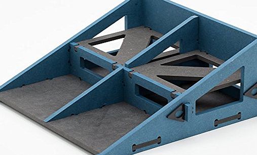 Base Ace 3D Play Platform Kit 2 Black-Blue, Mini Figure Adventures