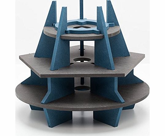 Base Ace 3D Play Platform Kit 3 Black-Blue, Mini Figure Adventures