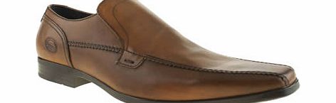 Base London Brown Par Tram Slip Shoes