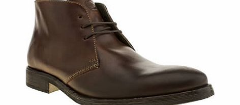 Base London Brown Parka Chukka Boots