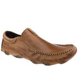 Male Crocodile Twin Gusset Leather Upper in Tan