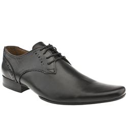 Base London Male Glimps Punch Gibson Leather Upper in Black, Tan