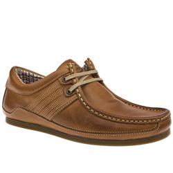 Base London Male Grid Trapper Leather Upper in Tan