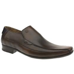 Base London Male Ivan Tram Loafer Leather Upper in Dark Brown